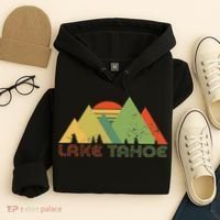 Lake Tahoe California Nevada Mountain Skiing Ski CA Hoodie thumb 4