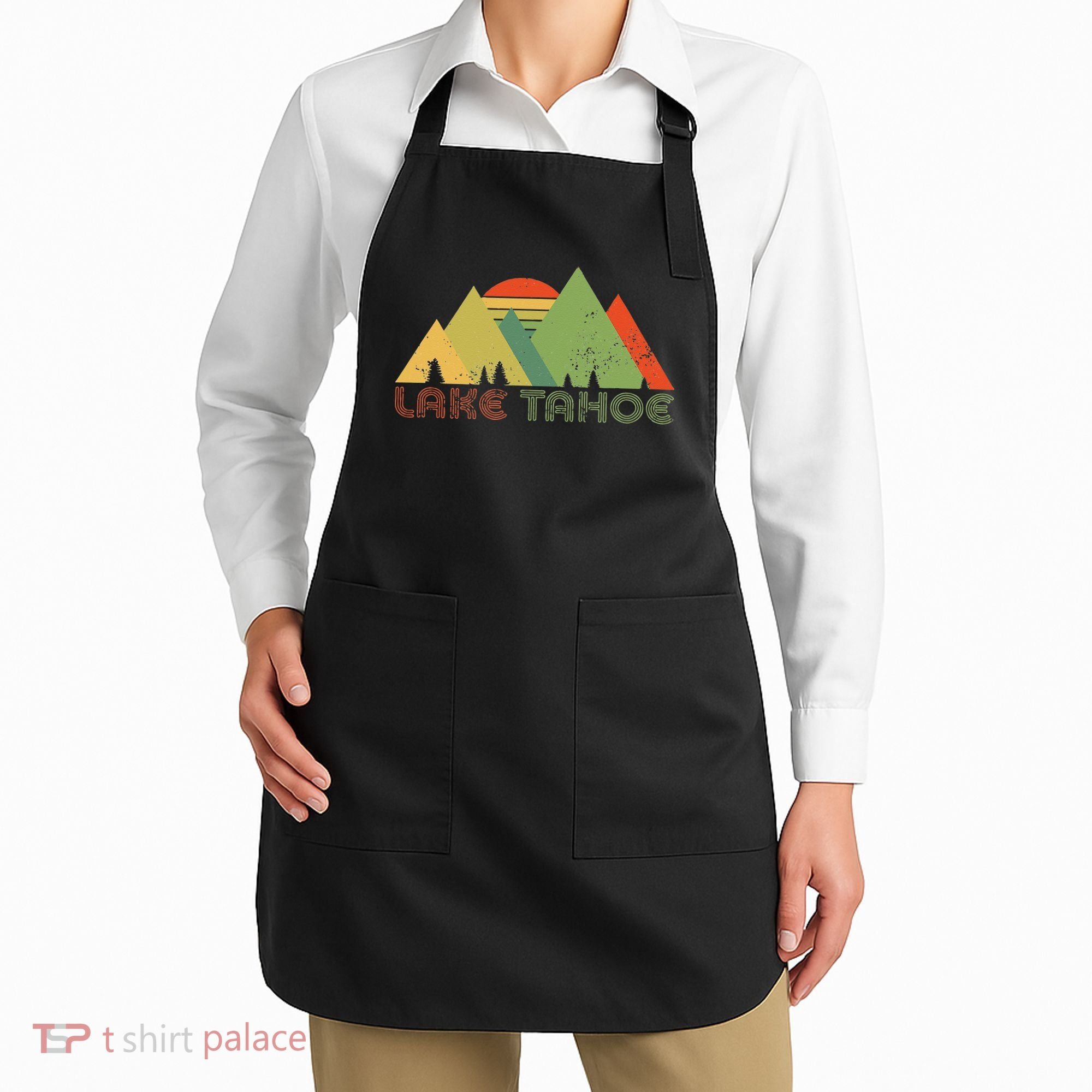 Lake Tahoe California Nevada Mountain Skiing Ski CA Apron