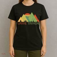 Lake Tahoe California Nevada Mountain Skiing Ski CA T-Shirt thumb 4