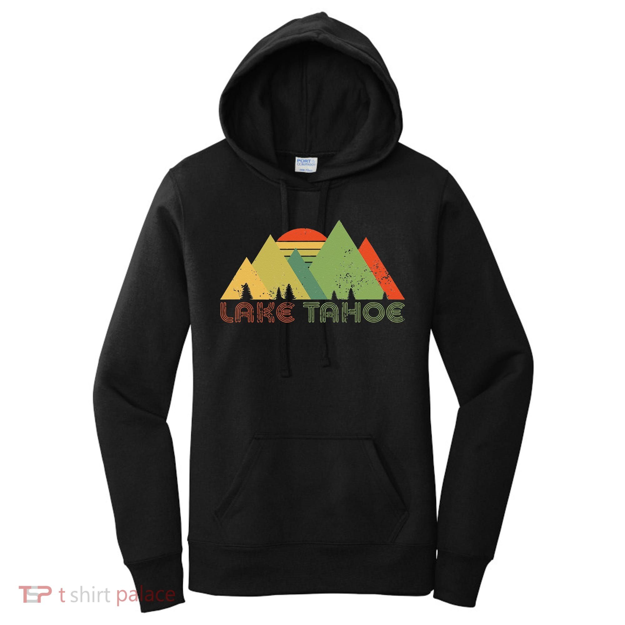 Lake Tahoe California Nevada Mountain Skiing Ski CA Women's Hoodie