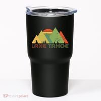 Lake Tahoe California Nevada Mountain Skiing Ski CA Tumbler thumb 0