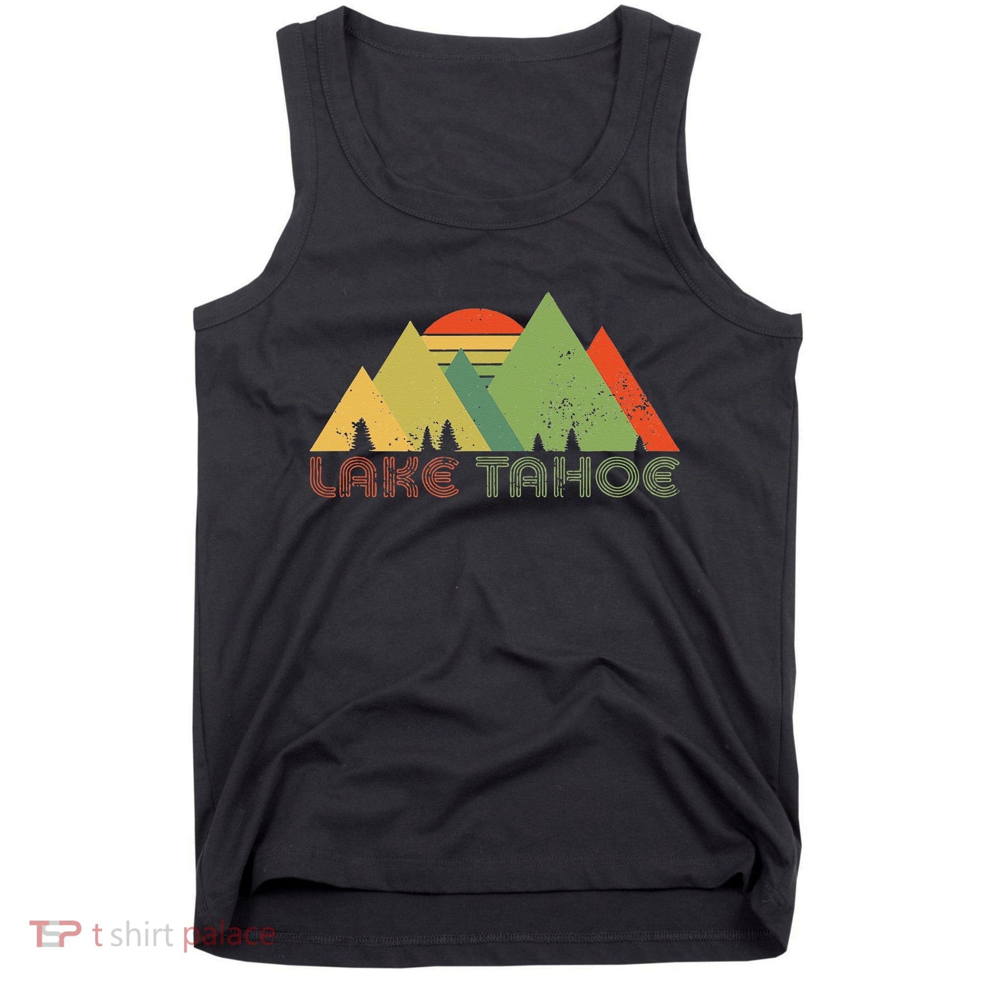Lake Tahoe California Nevada Mountain Skiing Ski CA Tank Top