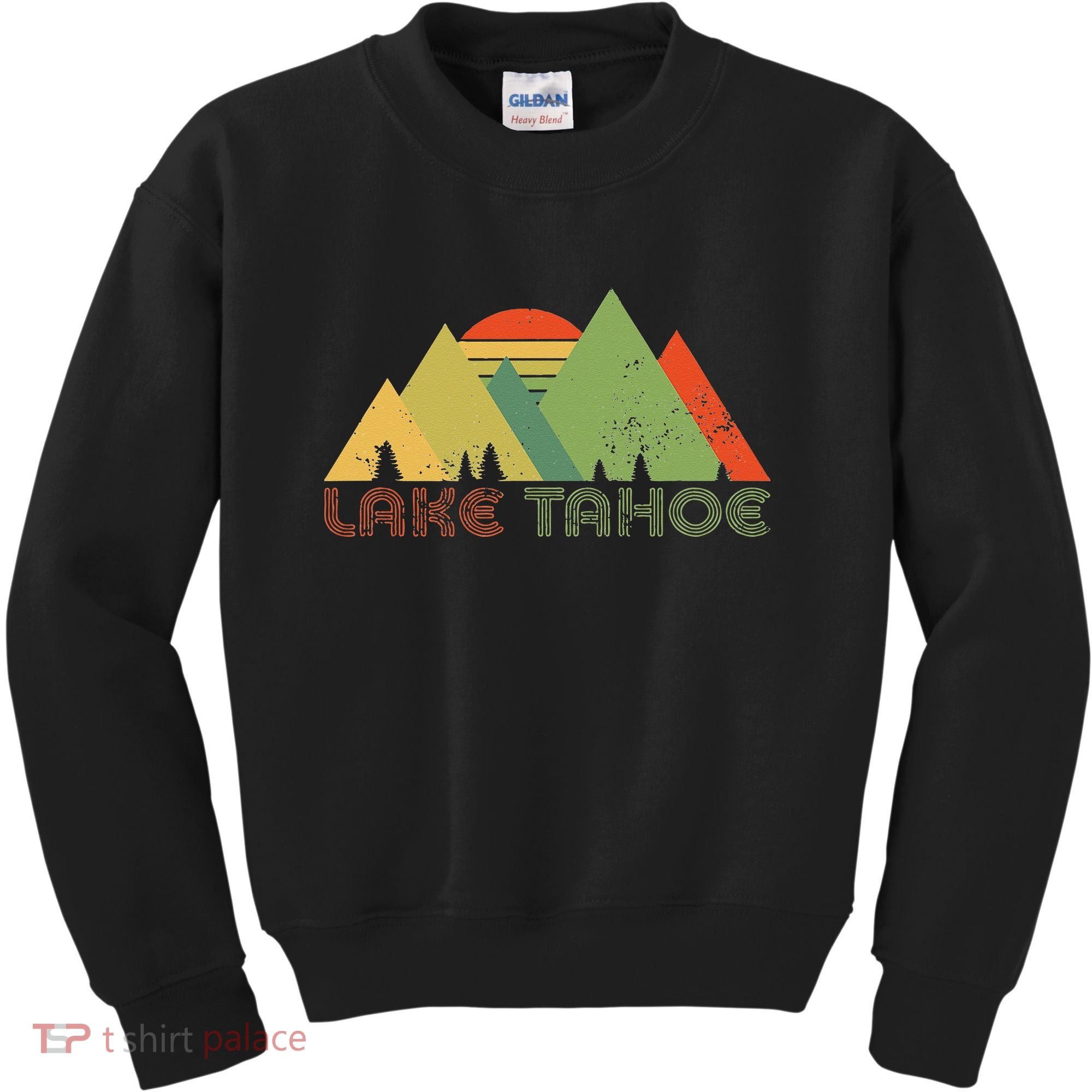 Lake Tahoe California Nevada Mountain Skiing Ski CA Kids Sweatshirt