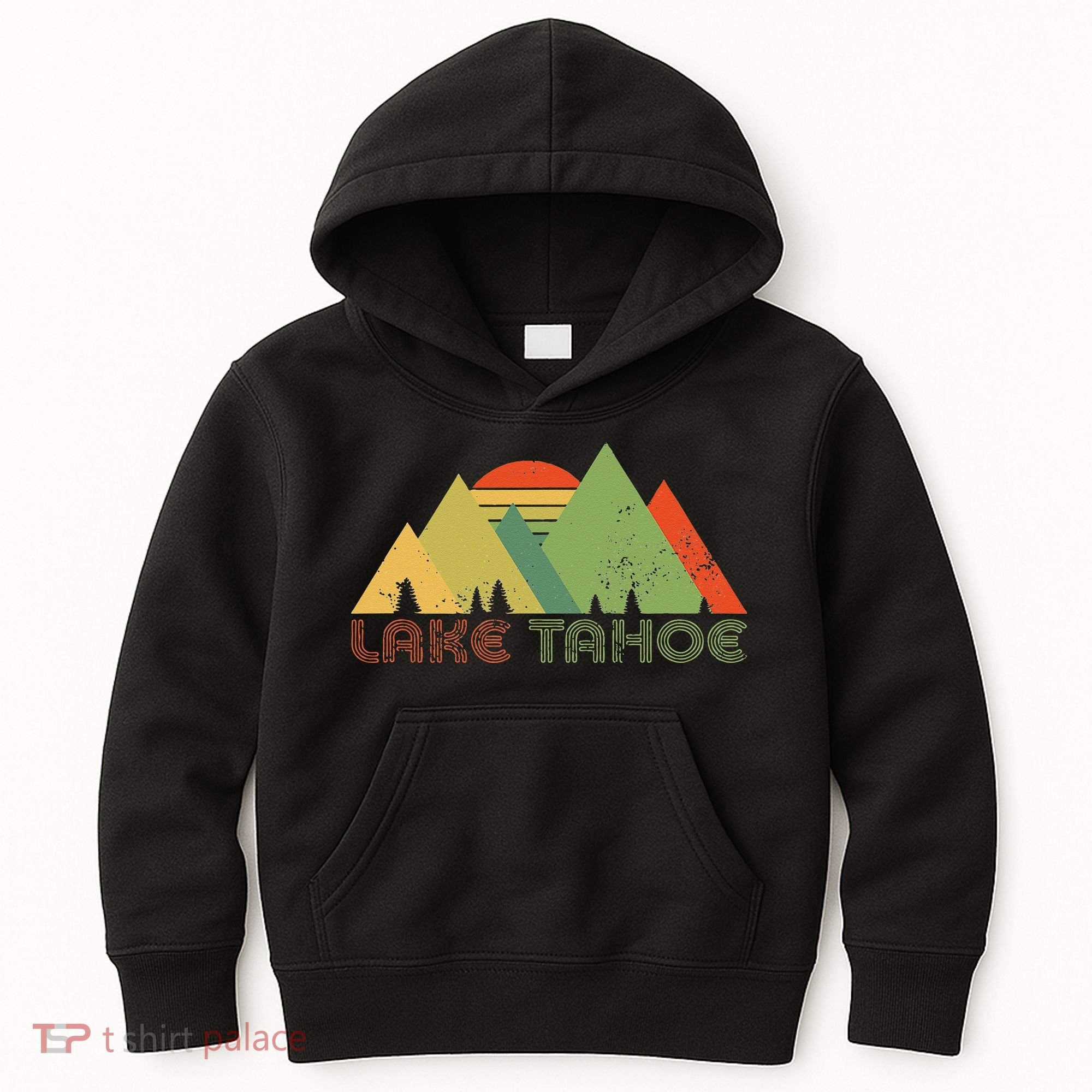 Lake Tahoe California Nevada Mountain Skiing Ski CA Kids Hoodie