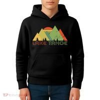 Lake Tahoe California Nevada Mountain Skiing Ski CA Kids Hoodie thumb 4