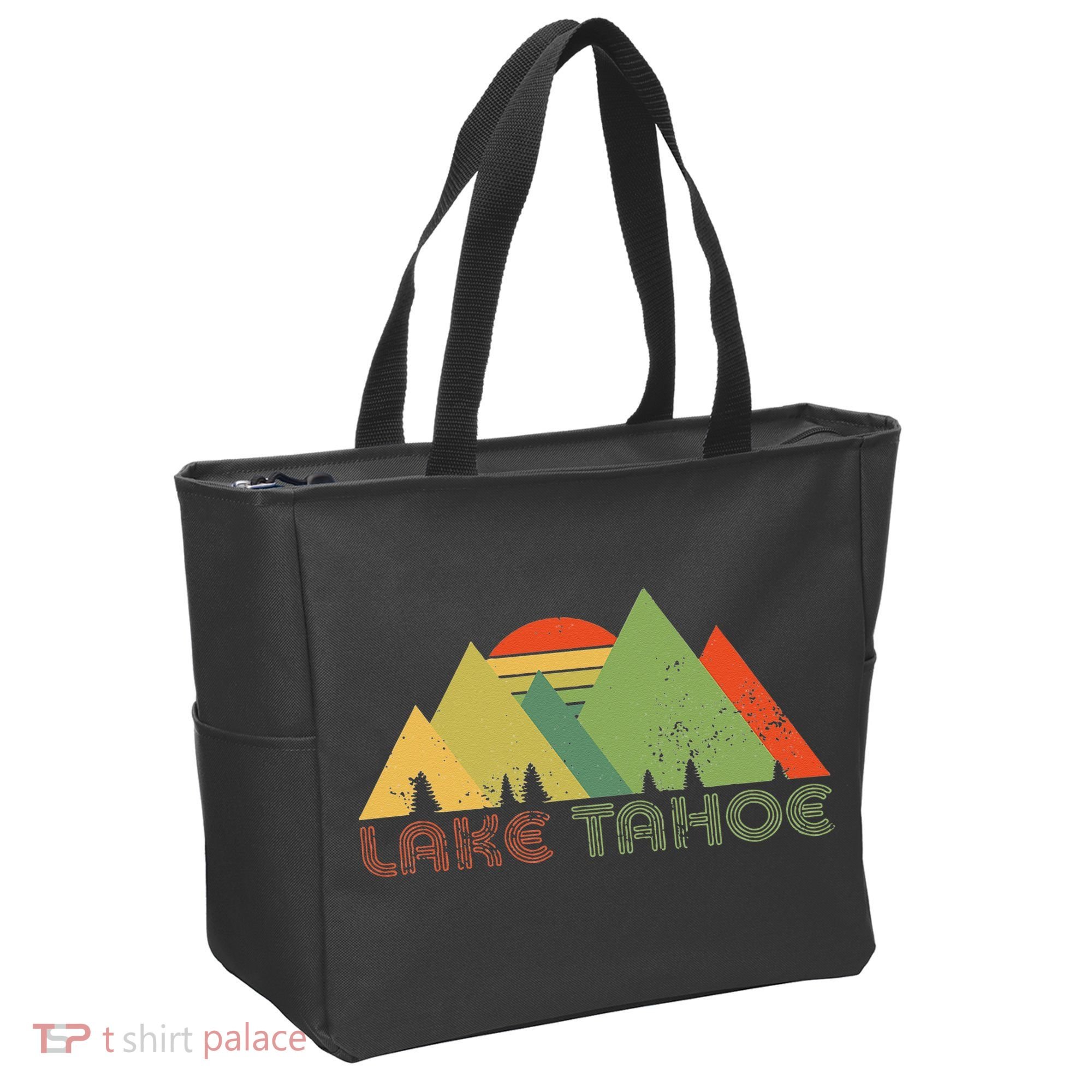 Lake Tahoe California Nevada Mountain Skiing Ski CA Tote Bag