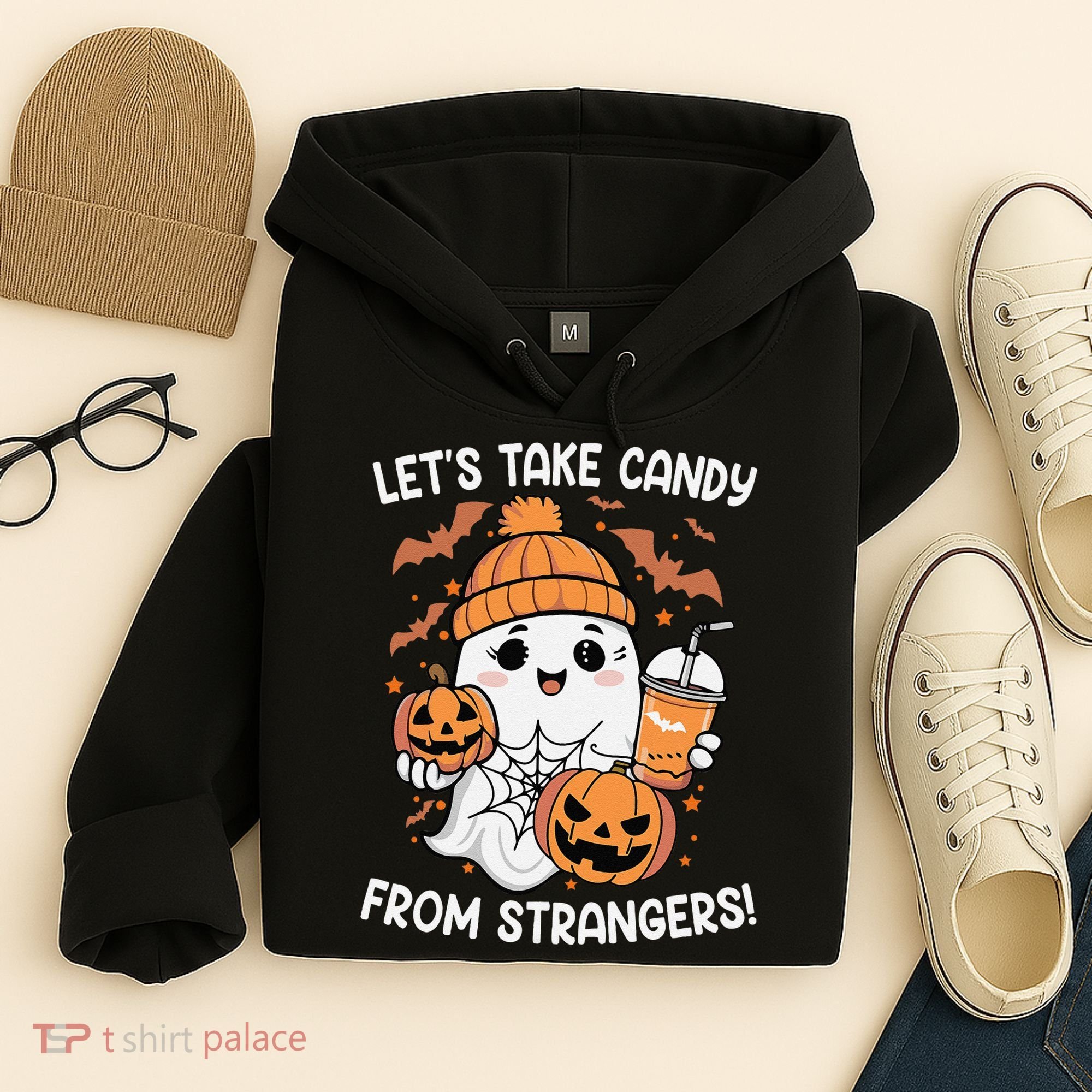 LetS Take Candy From Strangers Funny Halloween Hoodie