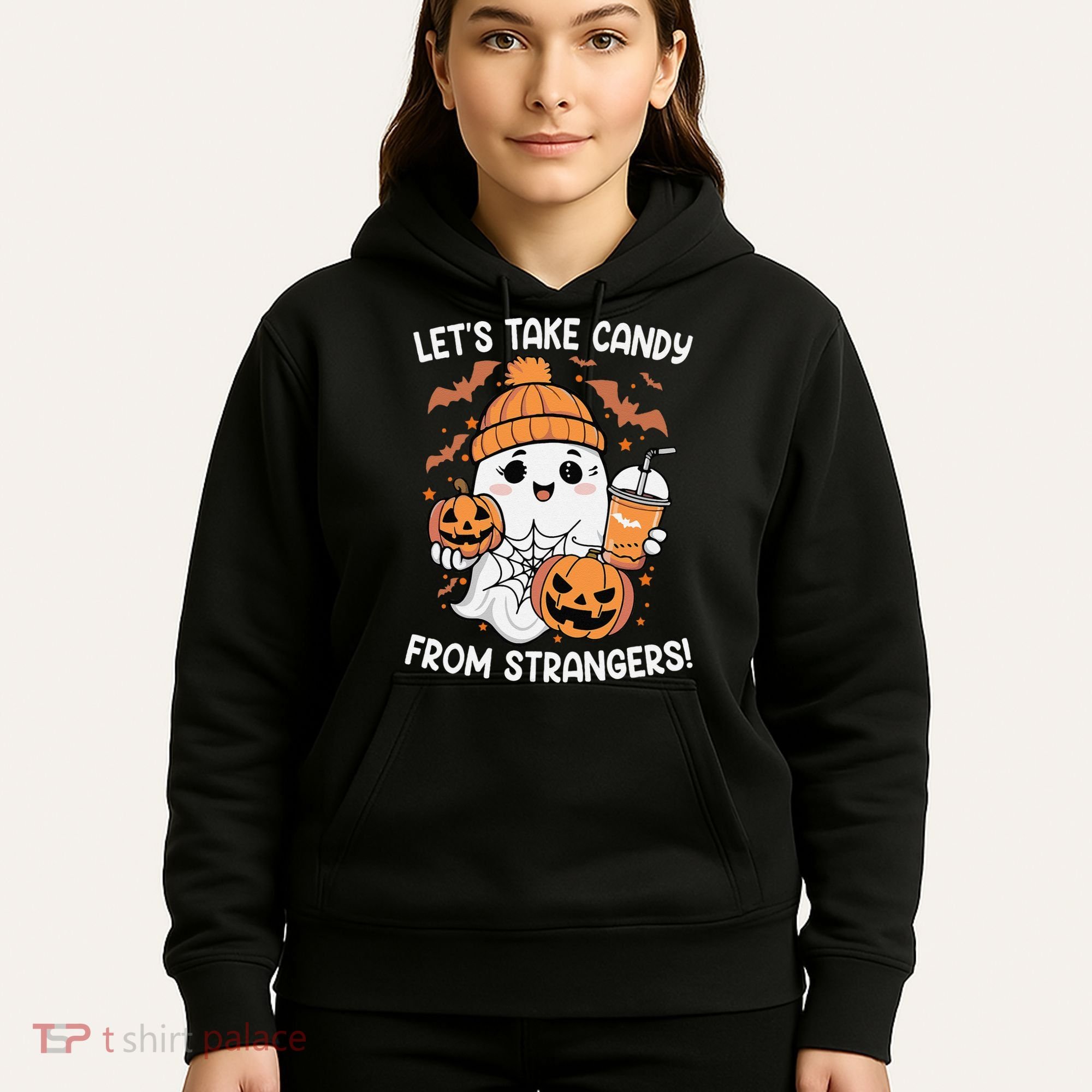 LetS Take Candy From Strangers Funny Halloween Hoodie