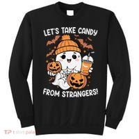 LetS Take Candy From Strangers Funny Halloween Sweatshirt thumb 0