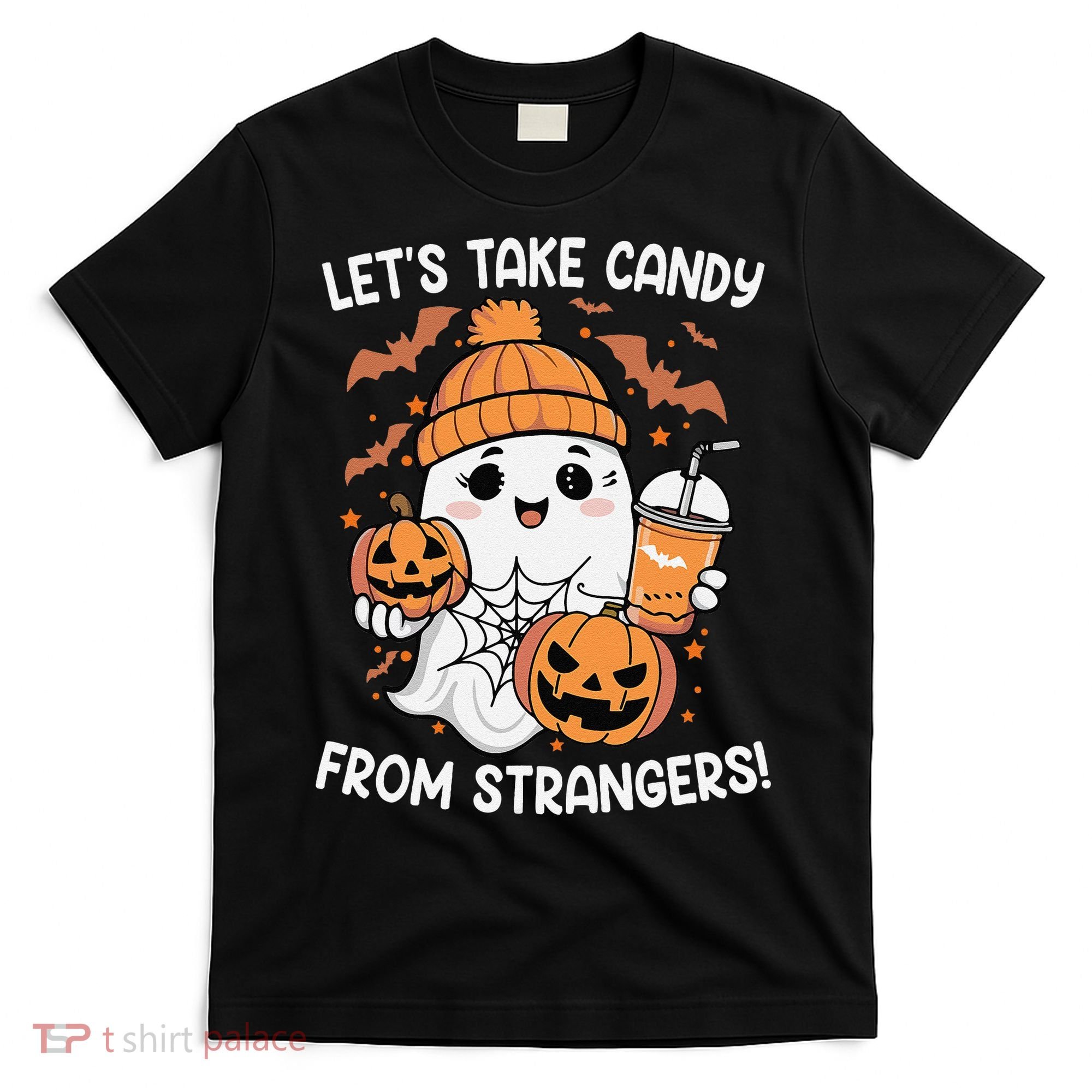 LetS Take Candy From Strangers Funny Halloween T-Shirt