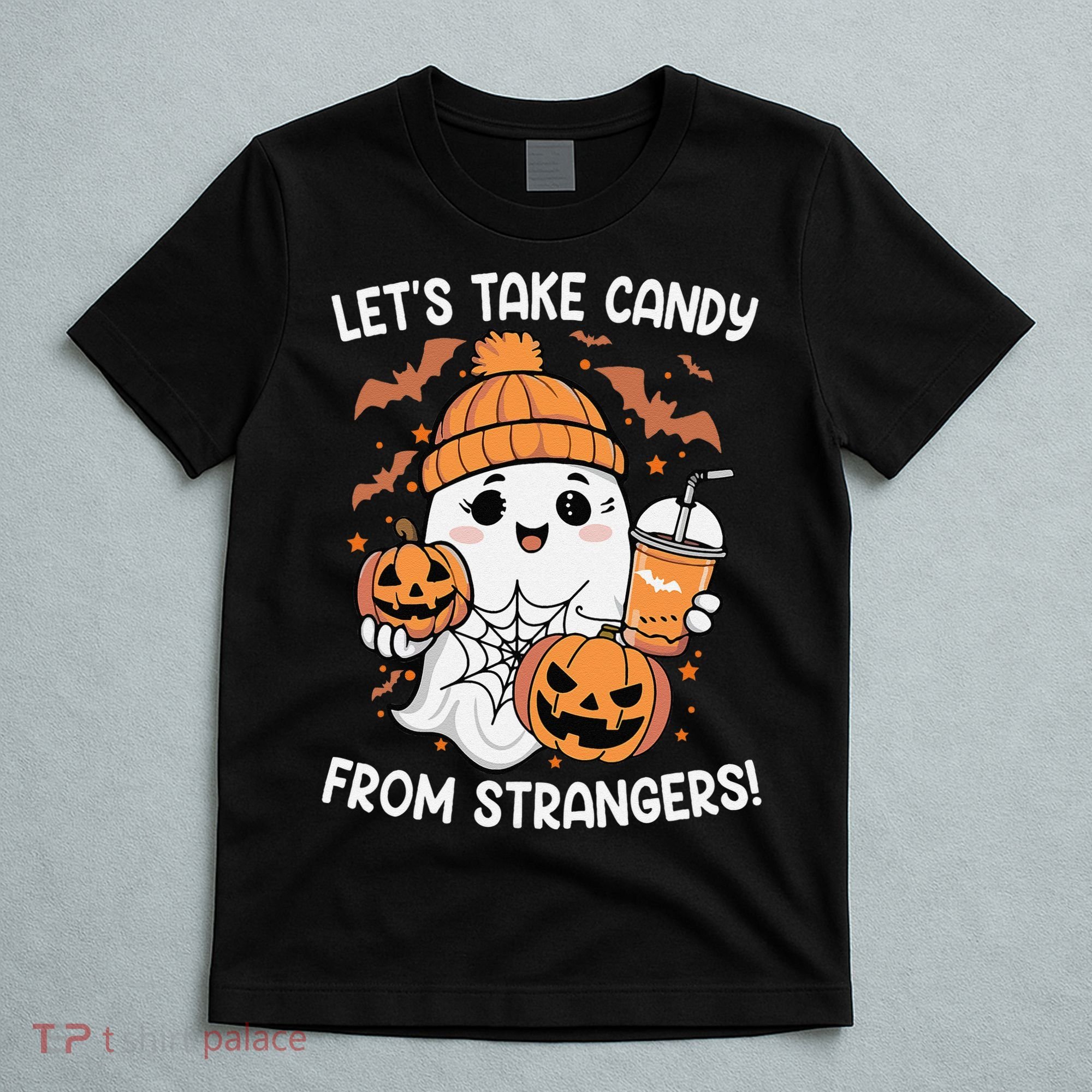 LetS Take Candy From Strangers Funny Halloween T-Shirt