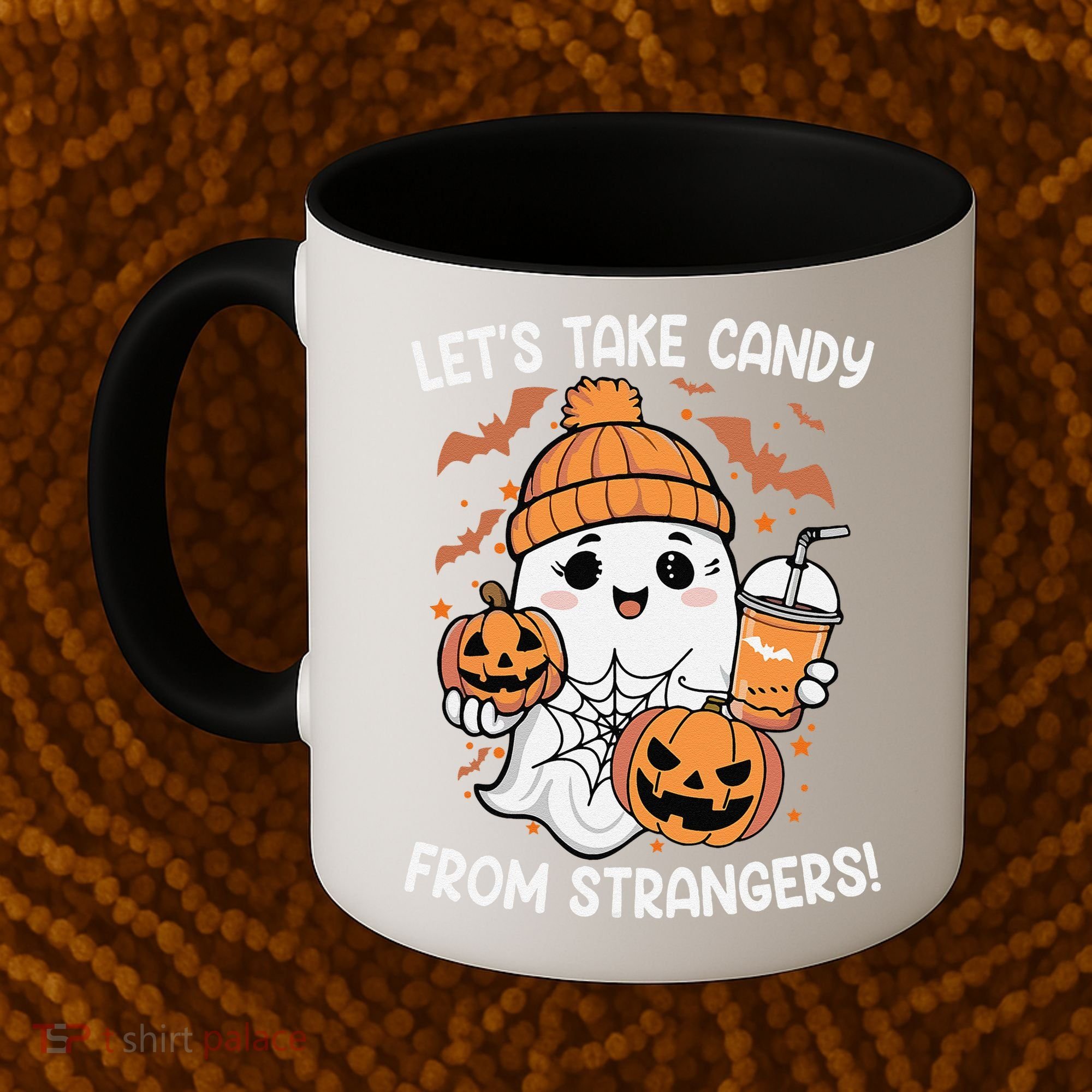LetS Take Candy From Strangers Funny Halloween Coffee Mug