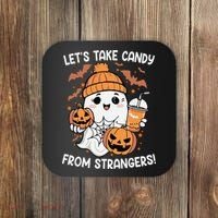 LetS Take Candy From Strangers Funny Halloween Coaster thumb 0