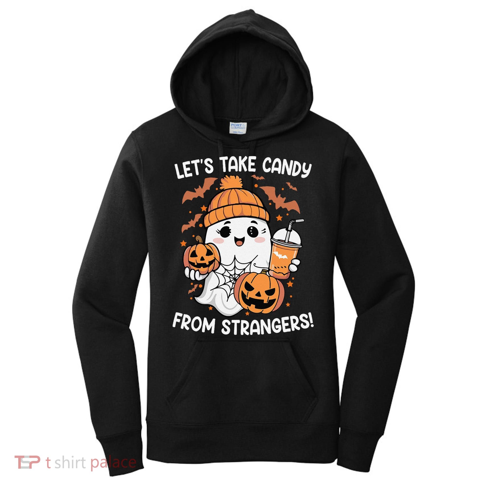 LetS Take Candy From Strangers Funny Halloween Women's Hoodie