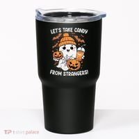 LetS Take Candy From Strangers Funny Halloween Tumbler thumb 0