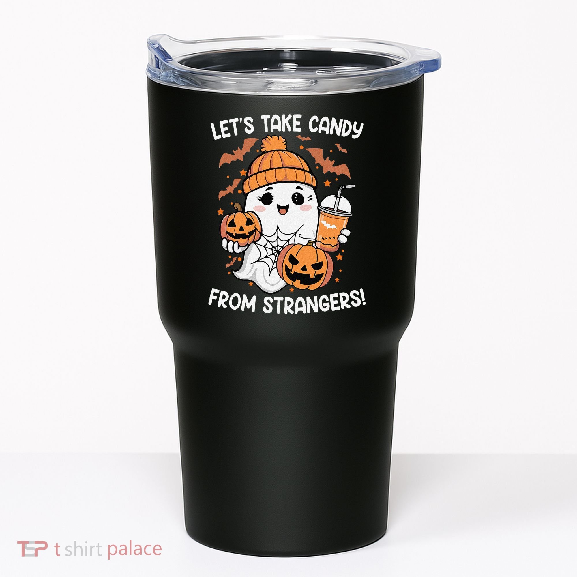 LetS Take Candy From Strangers Funny Halloween Tumbler