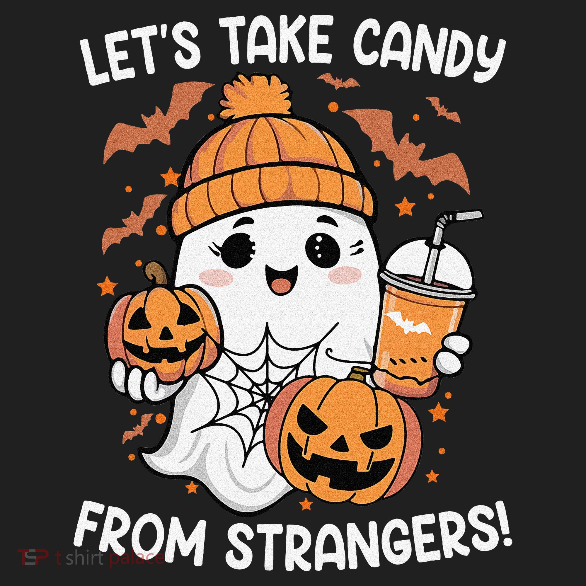 LetS Take Candy From Strangers Funny Halloween Tumbler