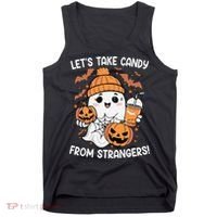 LetS Take Candy From Strangers Funny Halloween Tank Top thumb 0