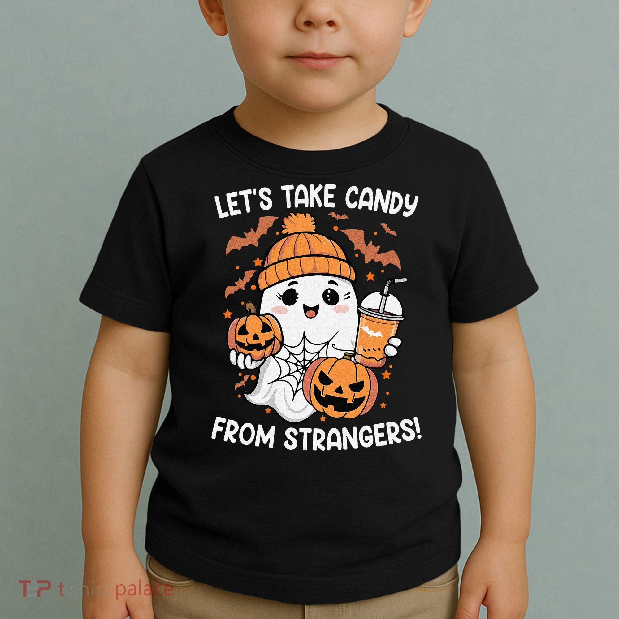 LetS Take Candy From Strangers Funny Halloween Toddler T-Shirt