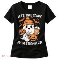 LetS Take Candy From Strangers Funny Halloween Women's T-Shirt thumb 0
