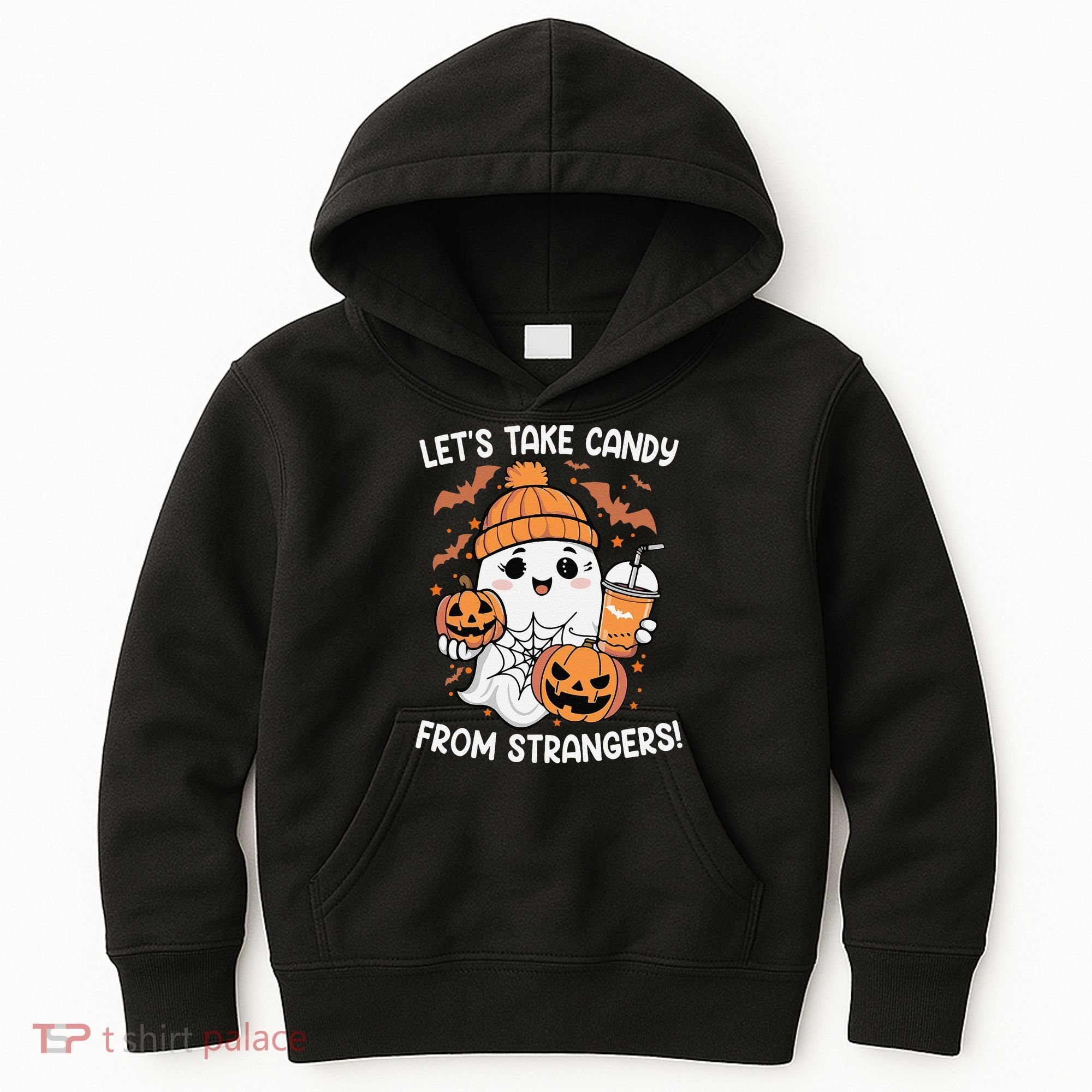 LetS Take Candy From Strangers Funny Halloween Kids Hoodie