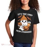 LetS Take Candy From Strangers Funny Halloween Kids T-Shirt thumb 2