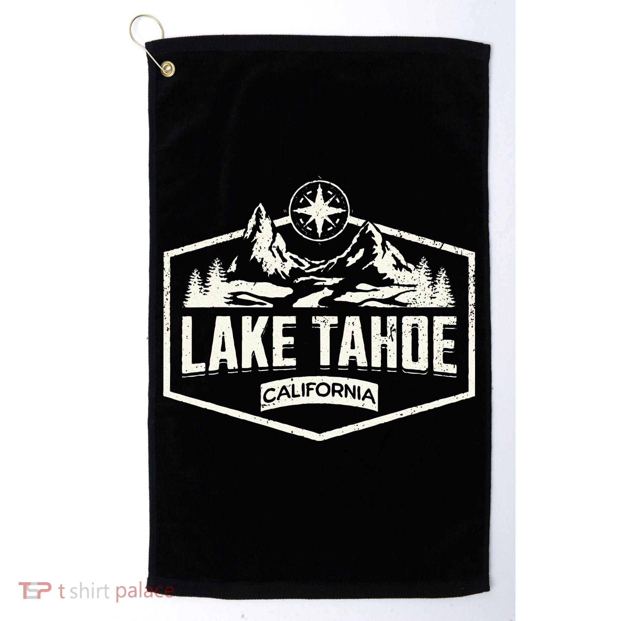 Lake Tahoe California Golf Towel