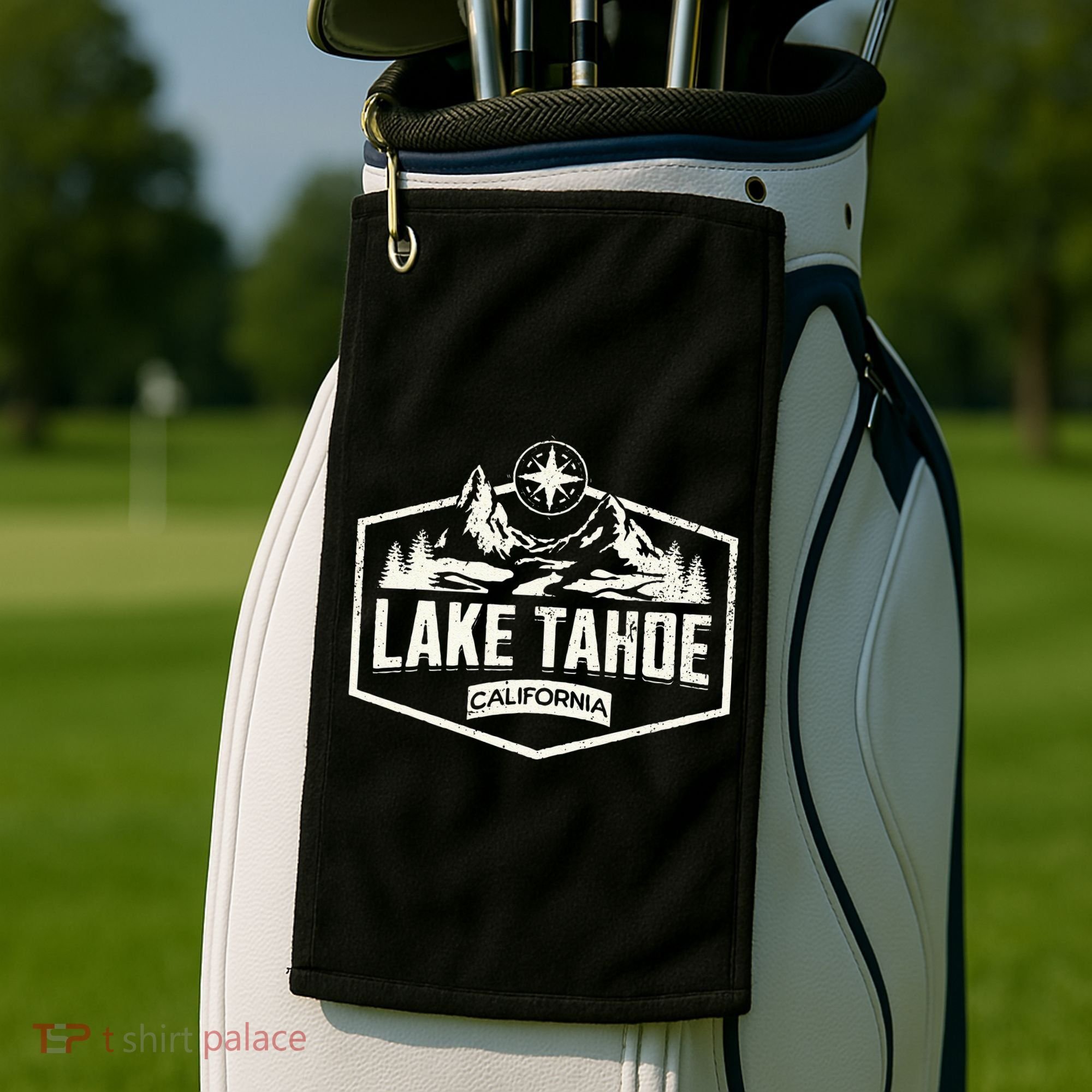 Lake Tahoe California Golf Towel