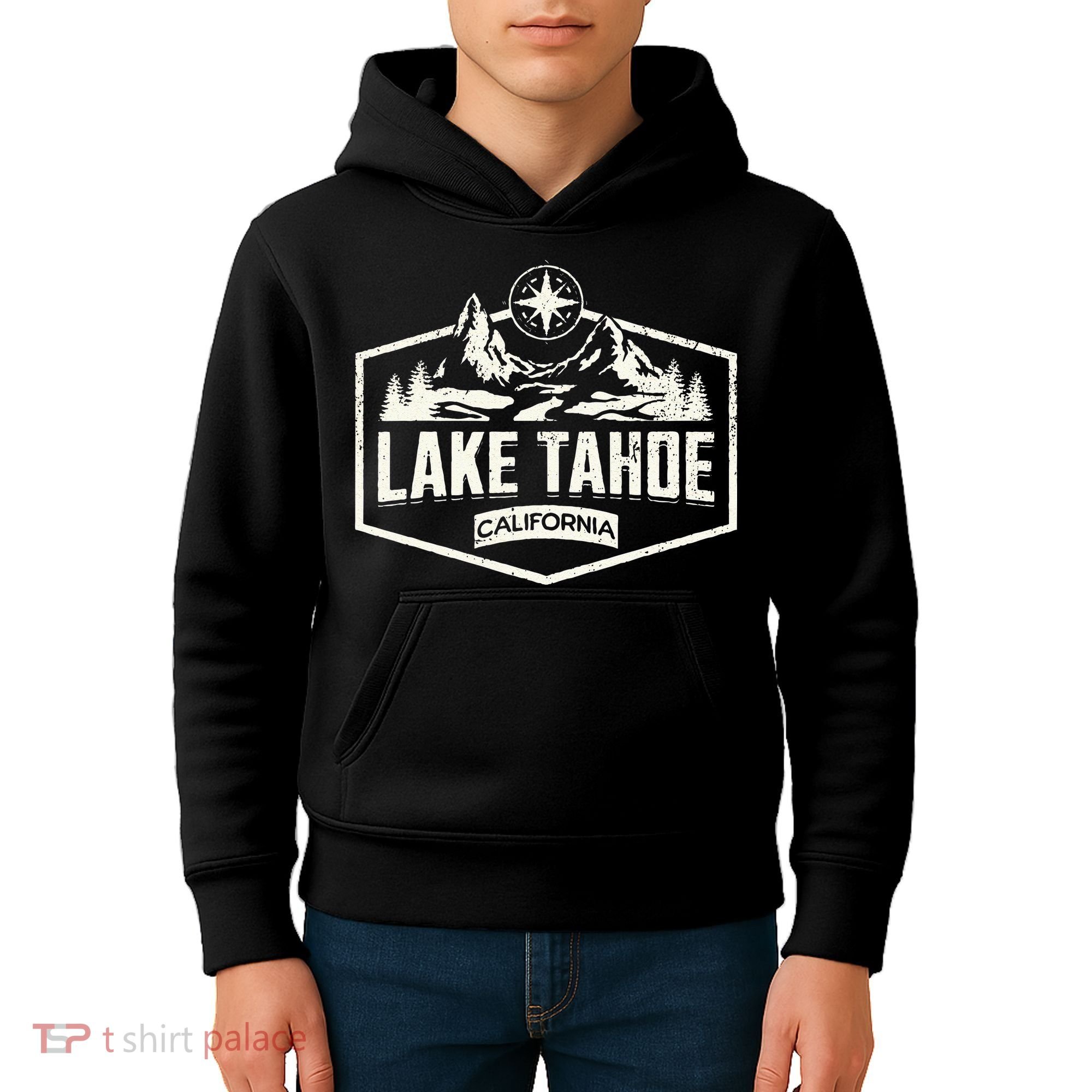 Lake Tahoe California Kids Hoodie