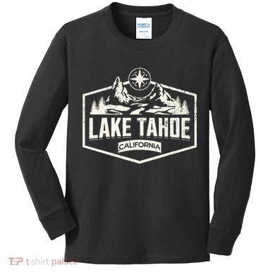Lake Tahoe California Kids Long Sleeve Shirt