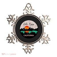 Lake Tahoe California Republic Skiing Ski Lake Boat Ornament thumb 0