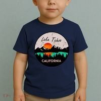 Lake Tahoe California Republic Skiing Ski Lake Boat Toddler T-Shirt thumb 2