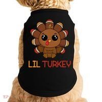 Lil Turkey Cute Thanksgiving Doggie Tank thumb 0