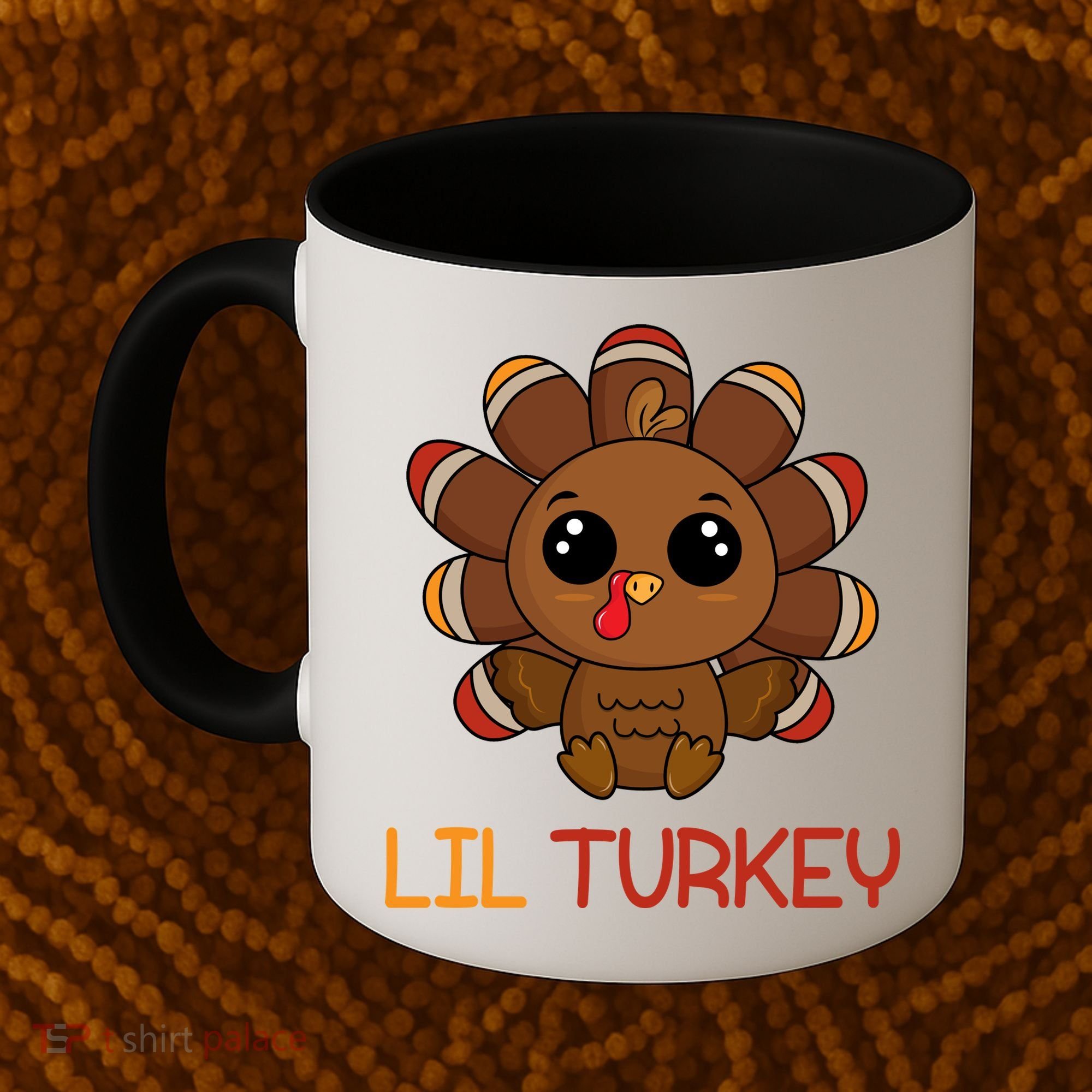 Lil Turkey Cute Thanksgiving Coffee Mug