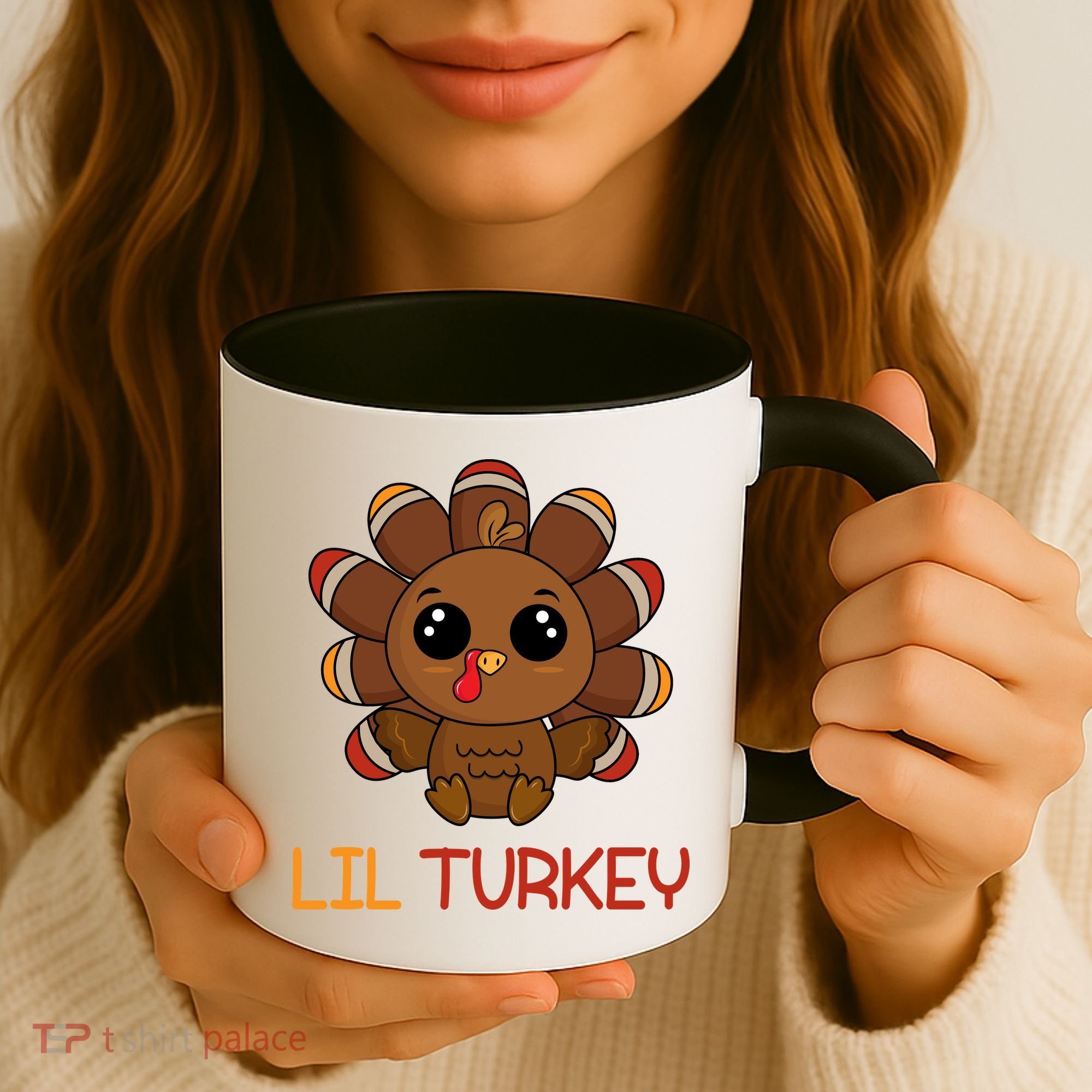 Lil Turkey Cute Thanksgiving Coffee Mug
