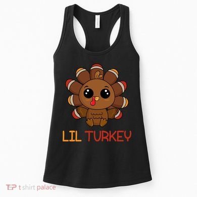 Lil Turkey Cute Thanksgiving Women's Tank Top