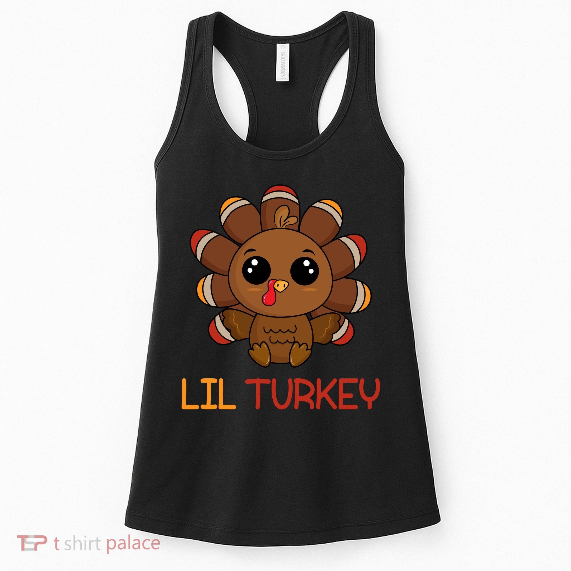 Lil Turkey Cute Thanksgiving Women's Tank Top