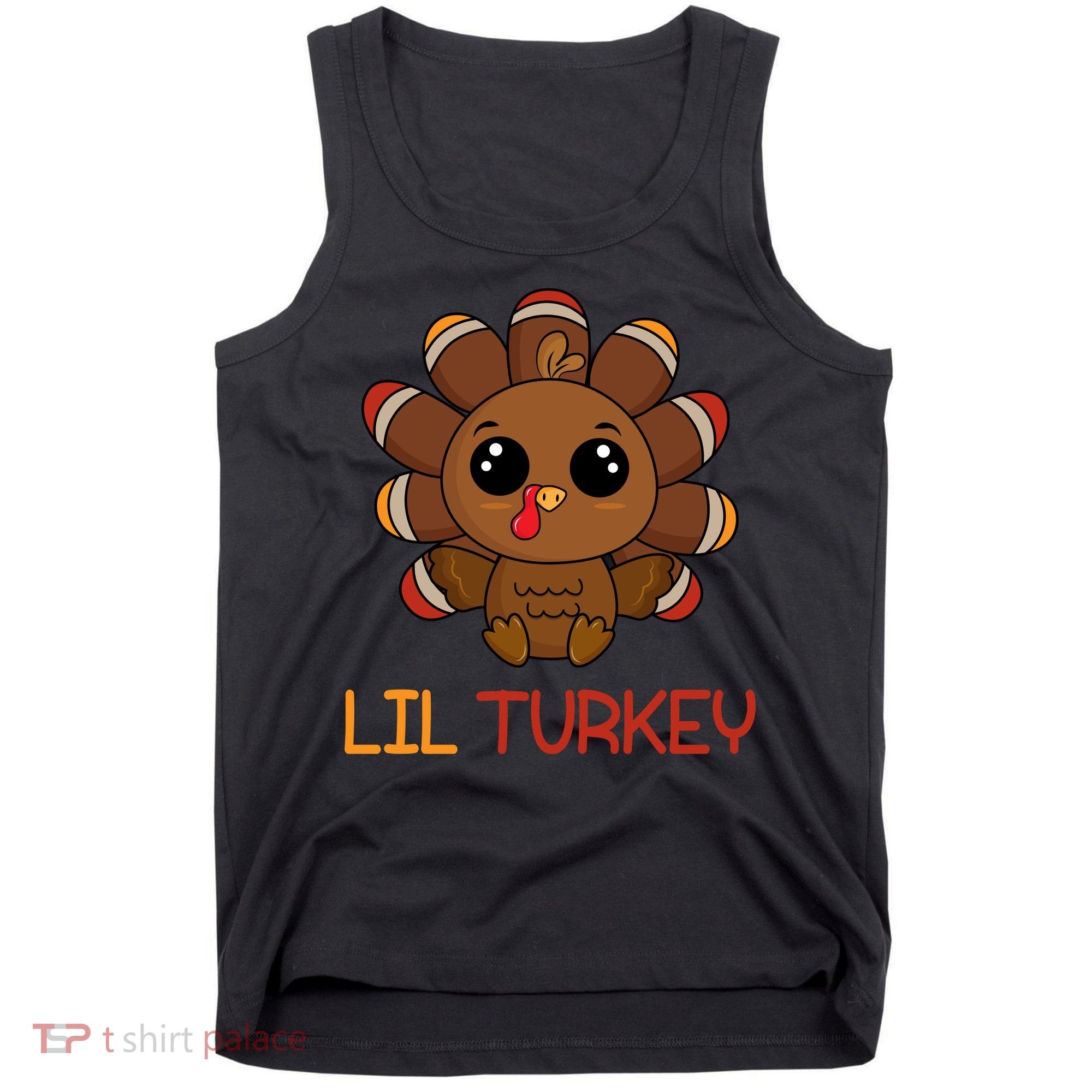 Lil Turkey Cute Thanksgiving Tank Top