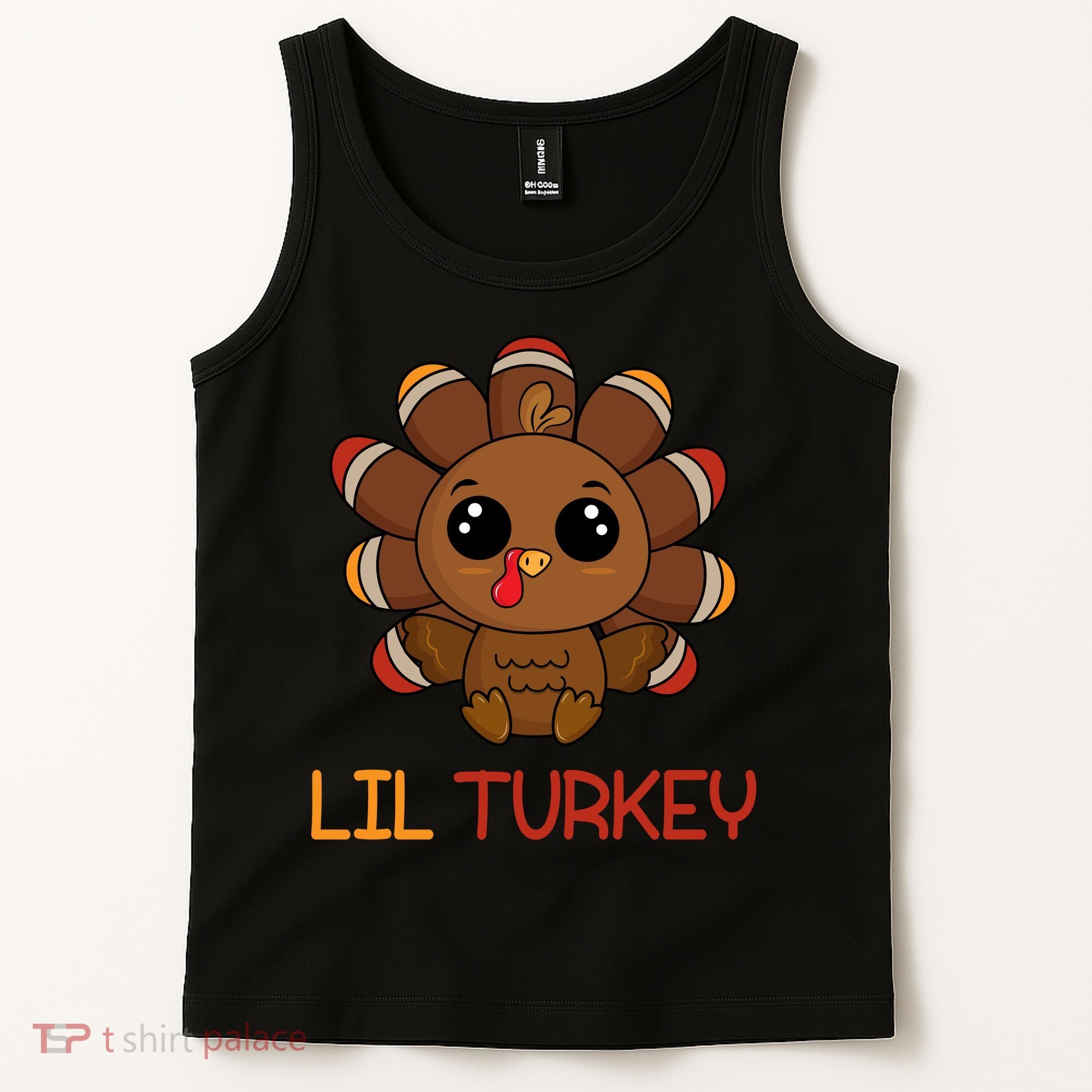 Lil Turkey Cute Thanksgiving Tank Top