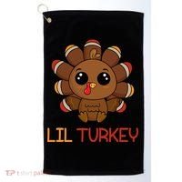 Lil Turkey Cute Thanksgiving Golf Towel thumb 0