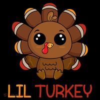 Lil Turkey Cute Thanksgiving Visor thumb 3