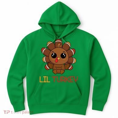 Lil Turkey Cute Thanksgiving Hoodie