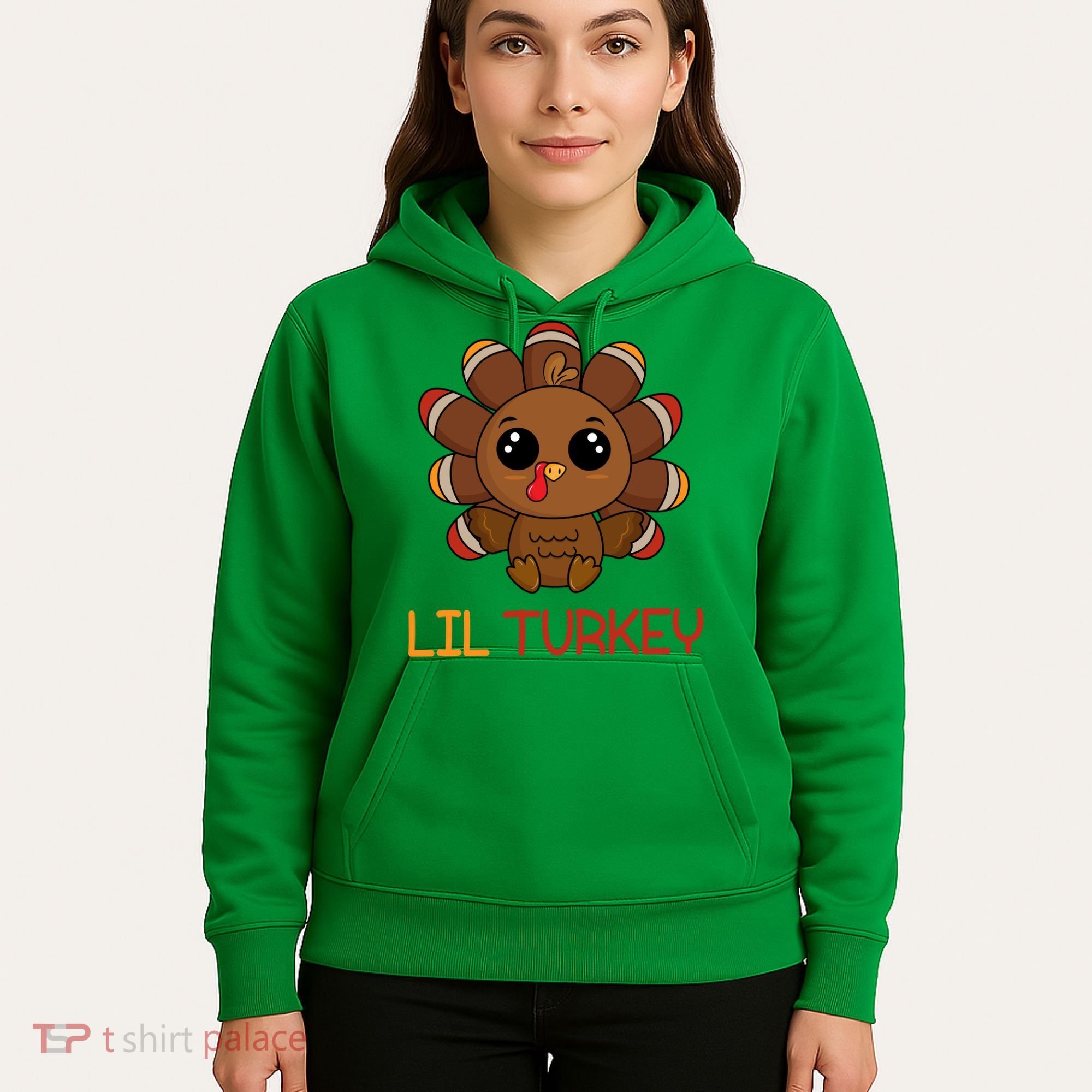 Lil Turkey Cute Thanksgiving Hoodie