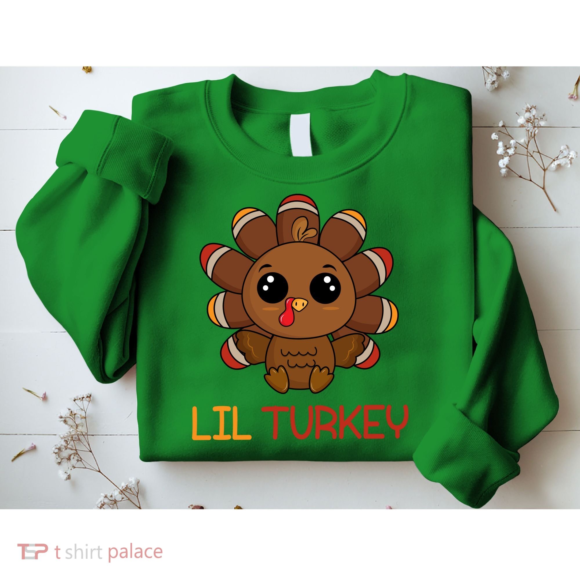 Lil Turkey Cute Thanksgiving Sweatshirt