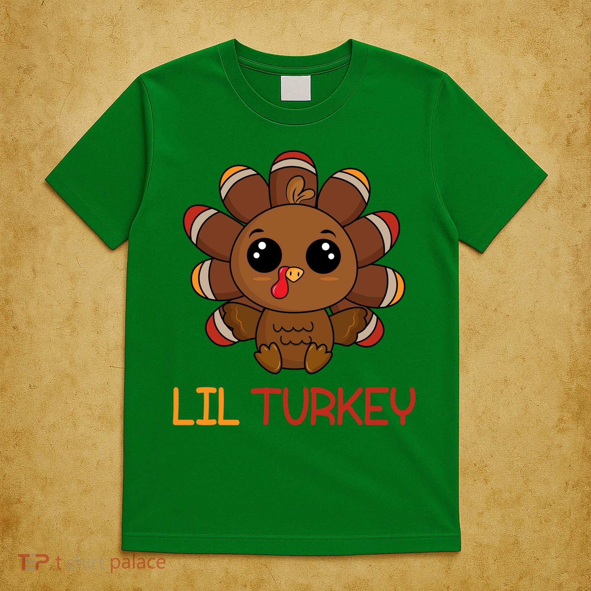Lil Turkey Cute Thanksgiving T-Shirt