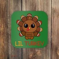 Lil Turkey Cute Thanksgiving Coaster thumb 0