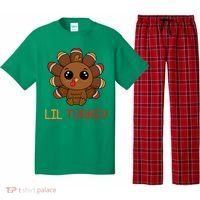 Lil Turkey Cute Thanksgiving Pajama Set thumb 0
