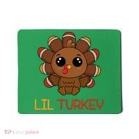 Lil Turkey Cute Thanksgiving Mousepad thumb 0
