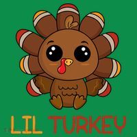 Lil Turkey Cute Thanksgiving Toddler Hoodie thumb 2