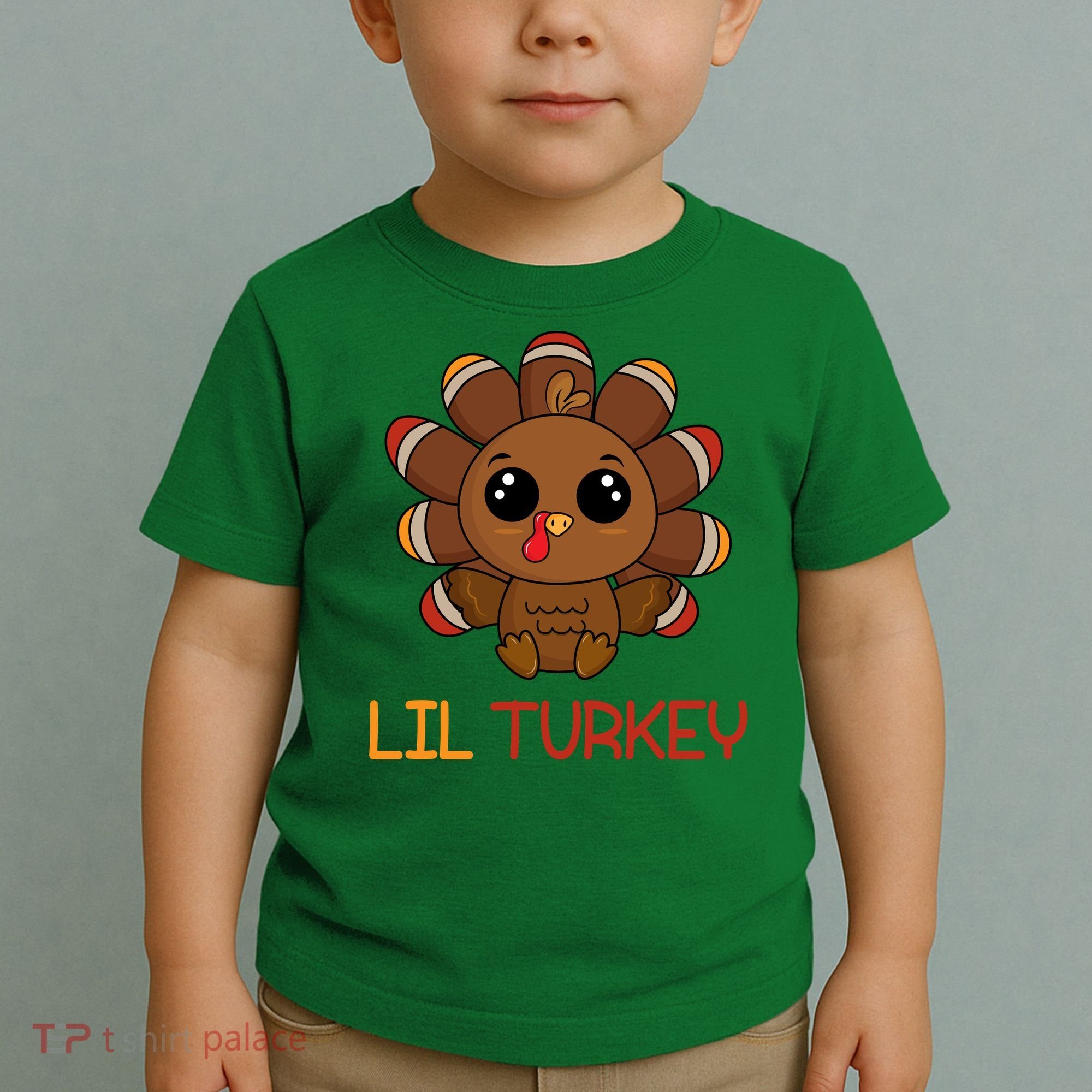 Lil Turkey Cute Thanksgiving Toddler T-Shirt
